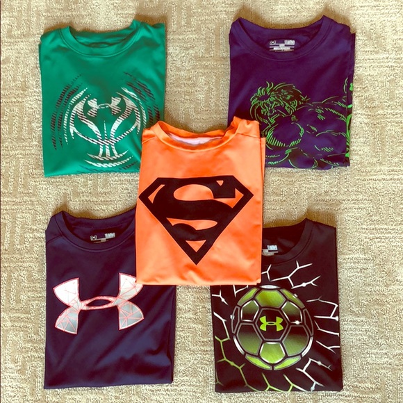 Under Armour Other - Under Armour bundle athletic shirts l Youth boys